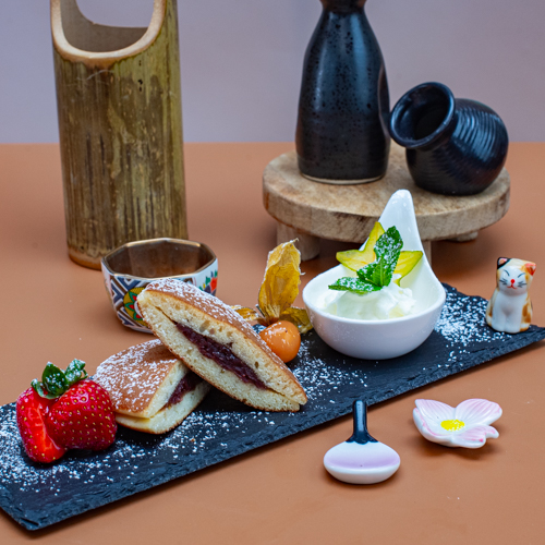 Dorayaki japanese pancake adzuki